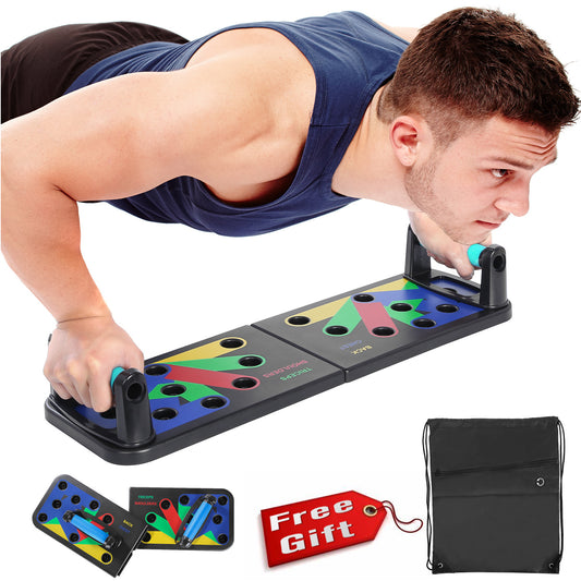 Foldable Multi-Function 12-Function 14-Function Push-Up Board Bracket Fitness Equipment Exercise Abs Board