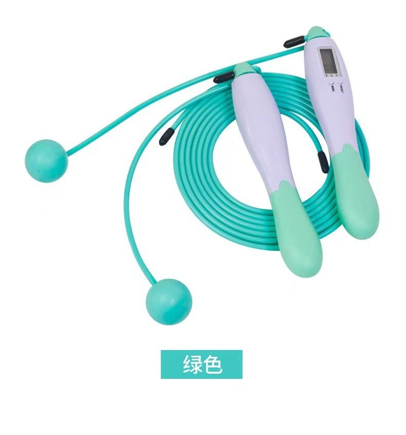 Electronic counting skip rope intelligent dual purpose skip rope household fitness cordless skip rope student competition training jump rope