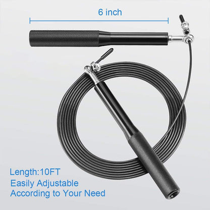 Speed Jump Rope Fitness Skipping Ropes Exercise Adjustable Workout Boxing MMA Training Crossfit Men Women Kids Gym Equipment