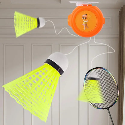 Badminton Trainer Set Badminton Practice Equipment Self-Study Badminton Rebound Device for Kids Adult Indoor Outdoor Exercise