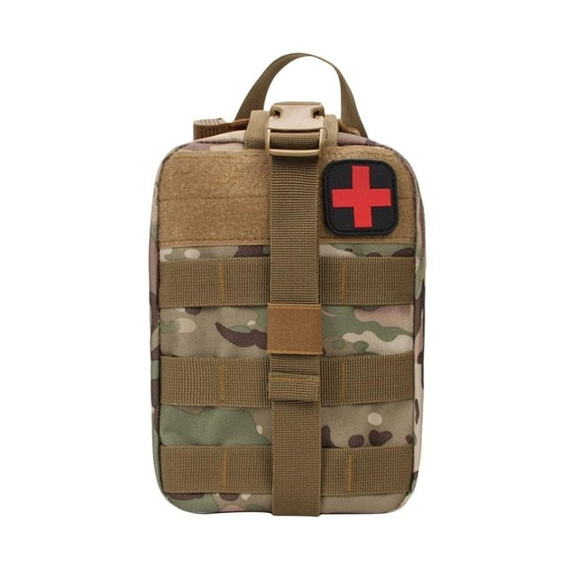 Outdoor Tactical Medical Bag Travel First Aid Kit Multifunctional Waist Pack Camping Climbing Bag Emergency Case Survival Kit