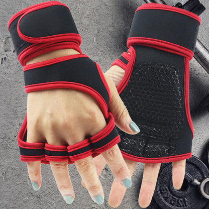 Custom logo High Quality Men Women Non-slip Workout Weight Lifting Gloves Gym Exercise Glove Fitness Gloves