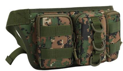 Black Hawk Commandos Waist Bag 3-Sack Portable Waterproof camouflage pack for Travel workout sports outdoor