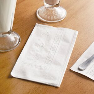 Right Choice 2 Ply Dinner Napkin 1/8 Fold White