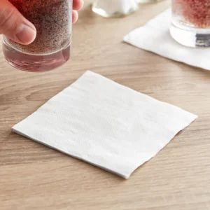 Empress Beverage Napkin 1 Ply White