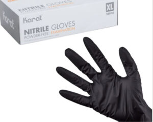 Karat XL Nitrile Gloves Black