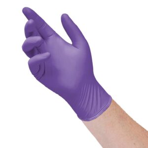 Sritrang Large Nitrile Exam Gloves Purple