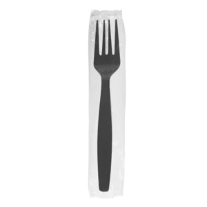 Fork Ind Wrapped Med Weight Fork Blk